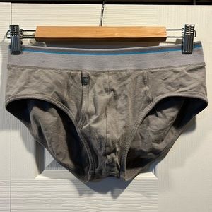 Mack Weldon gray brief medium